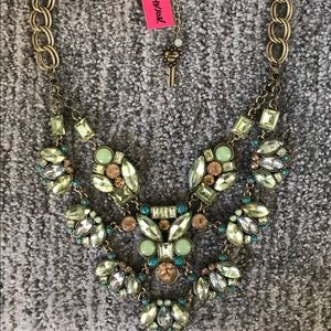 Betsy Johnson statement necklace